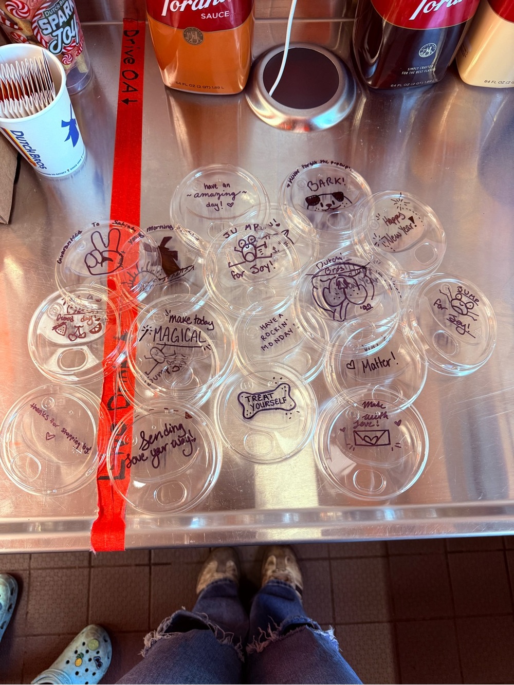 Each item sold from my page gets Dutch Bros Stickers/possibly freebies of merch!